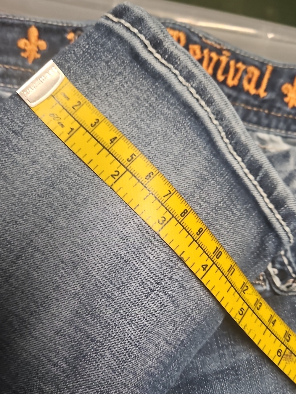 Rock Revival Women's Light Blue Barby Ankle Skinny Jeans Fleur Sz26 *flawed - Picture 14 of 16